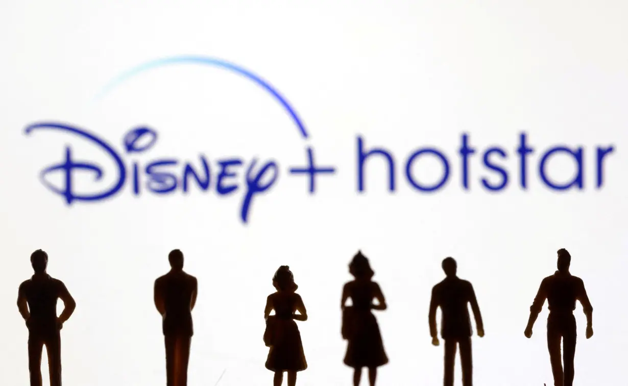 Illustration shows Disney+ Hotstar logo