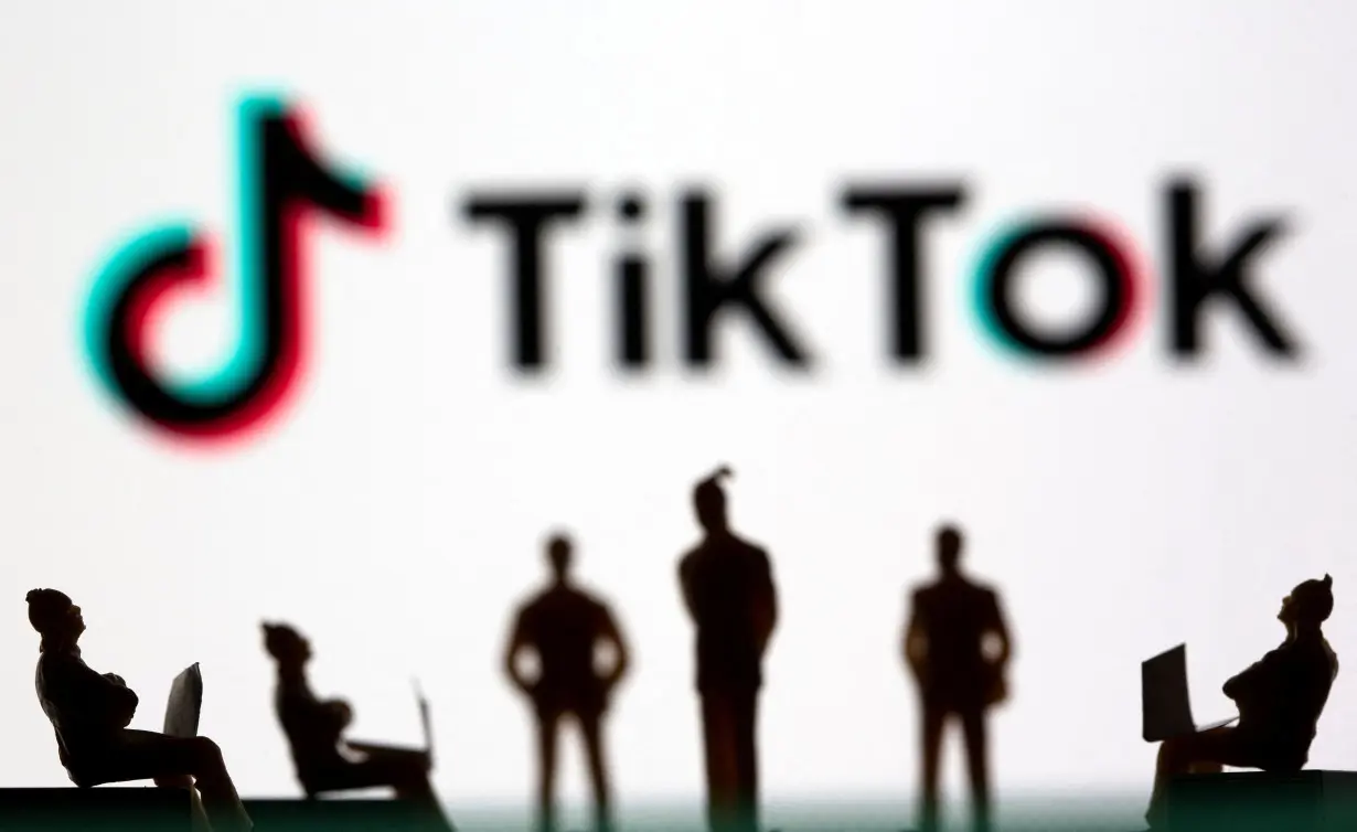 FILE PHOTO: illustration picture of TikTok logo