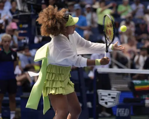 US Open: Naomi Osaka gets her first top-10 win in more than four years by defeating Ostapenko