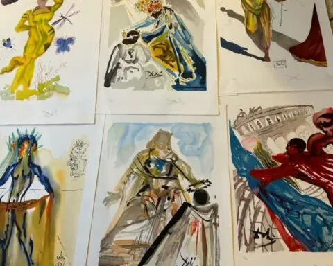 Signed Dalí prints ‘tucked away and forgotten’ for 50 years found in garage