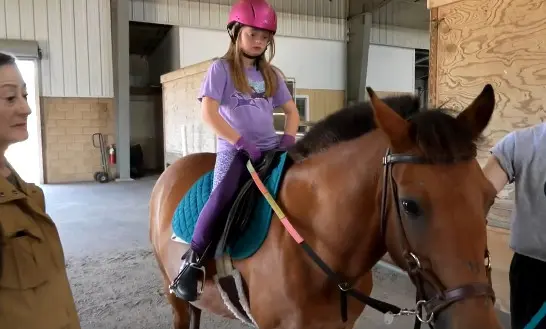 Meet the two horses using their story to make a difference in the lives of children