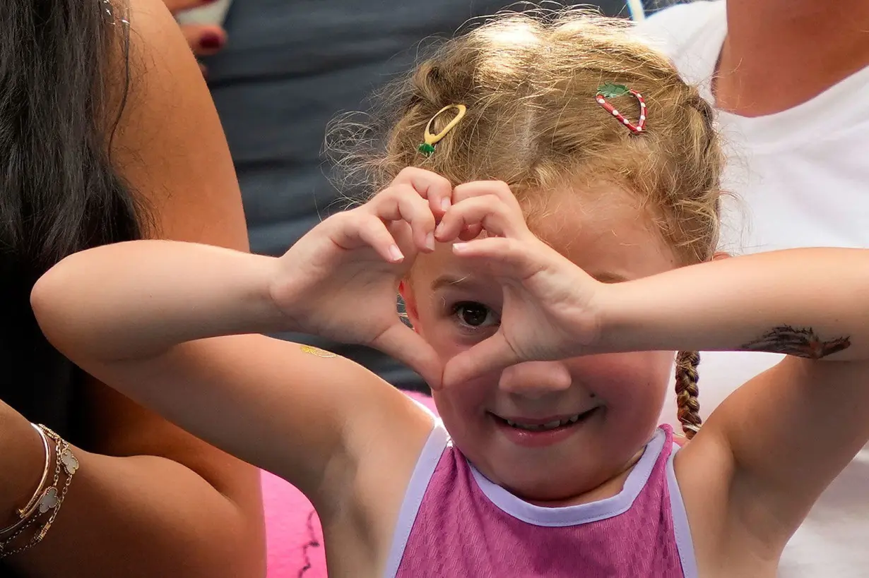 'How cute is that?' Aryna Sabalenka meets her 'mini me' at the US Open