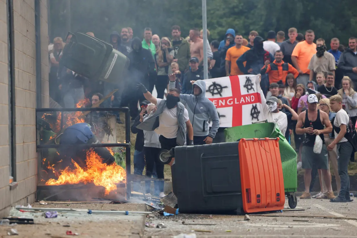 FILE PHOTO: Anti-immigration protests continue to take place around the UK