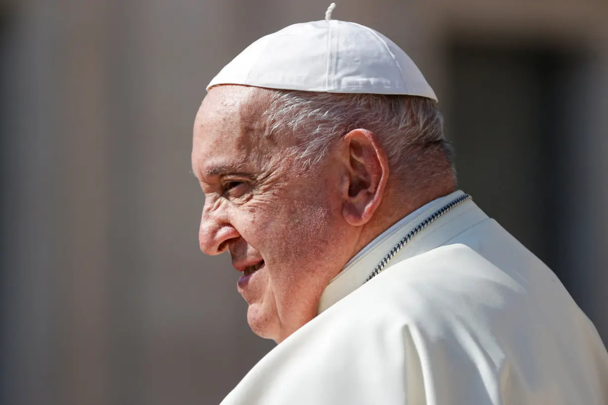 Pope Francis holds the weekly audience