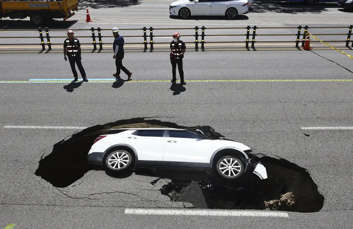 South Korea Sinkhole