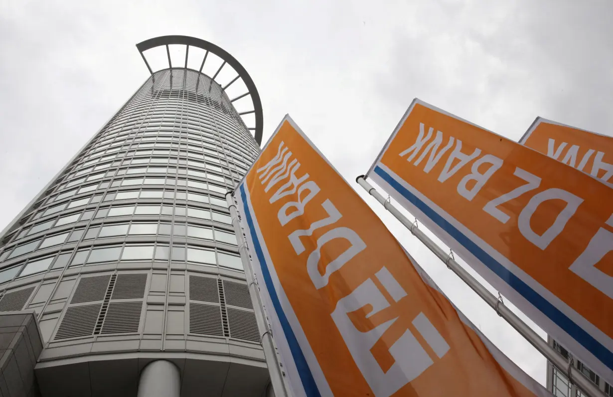 FILE PHOTO: The headquarters of DZ Bank are pictured in Frankfurt