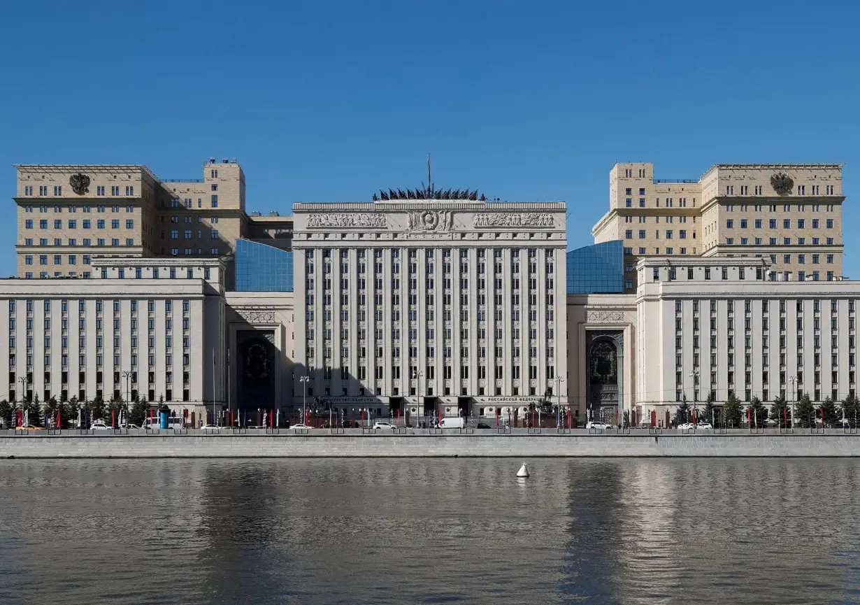 FILE PHOTO: A view shows the headquarters of Russia's Ministry of Defence in Moscow