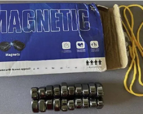 Consumers should immediately stop using this magnetic game due to ingestion risks, agency warns