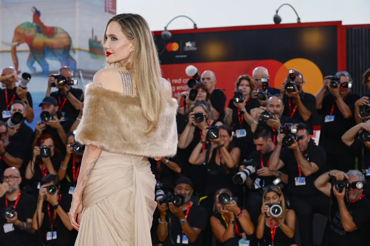 Italy Venice Film Festival Maria Red Carpet