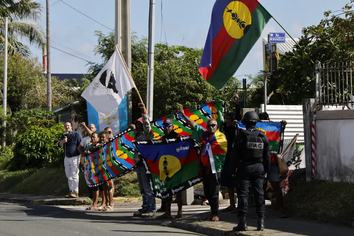 French President Macron visits New Caledonia