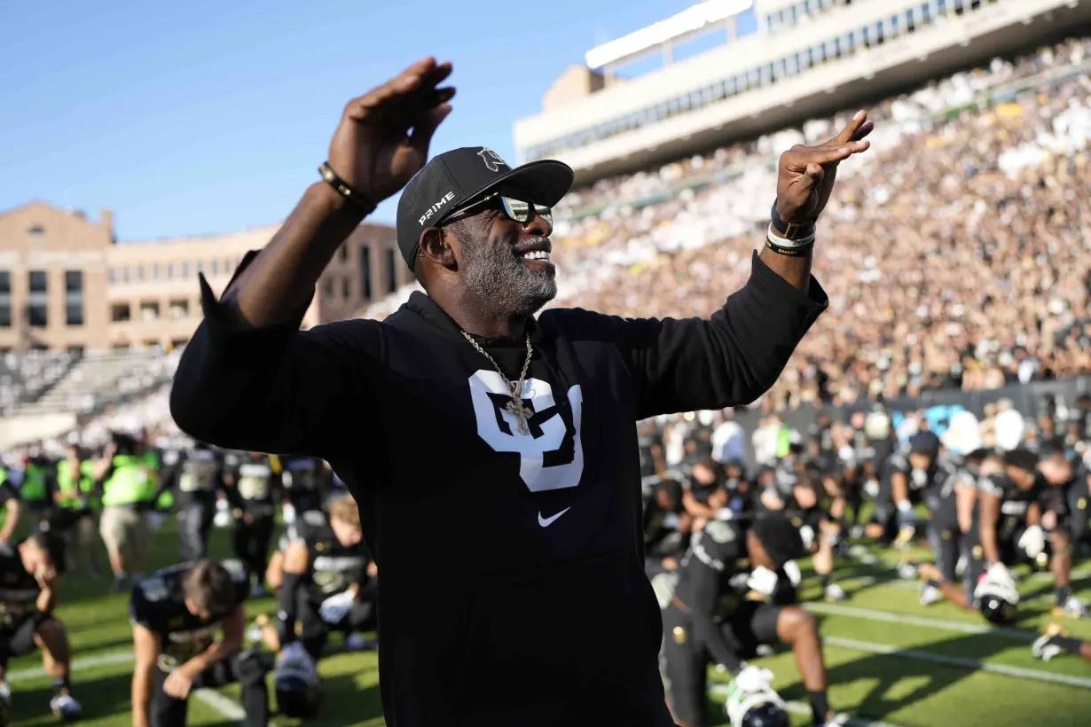 Shedeur Sanders, Travis Hunter help Colorado hold off NDSU 31-26 to start Year 2 under Deion Sanders