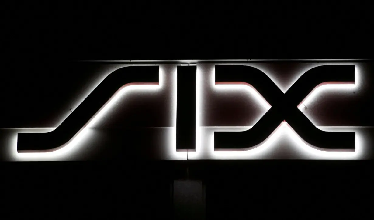 FILE PHOTO: A logo is seen at the seat of Swiss stock exchange operator SIX Group in Zurich