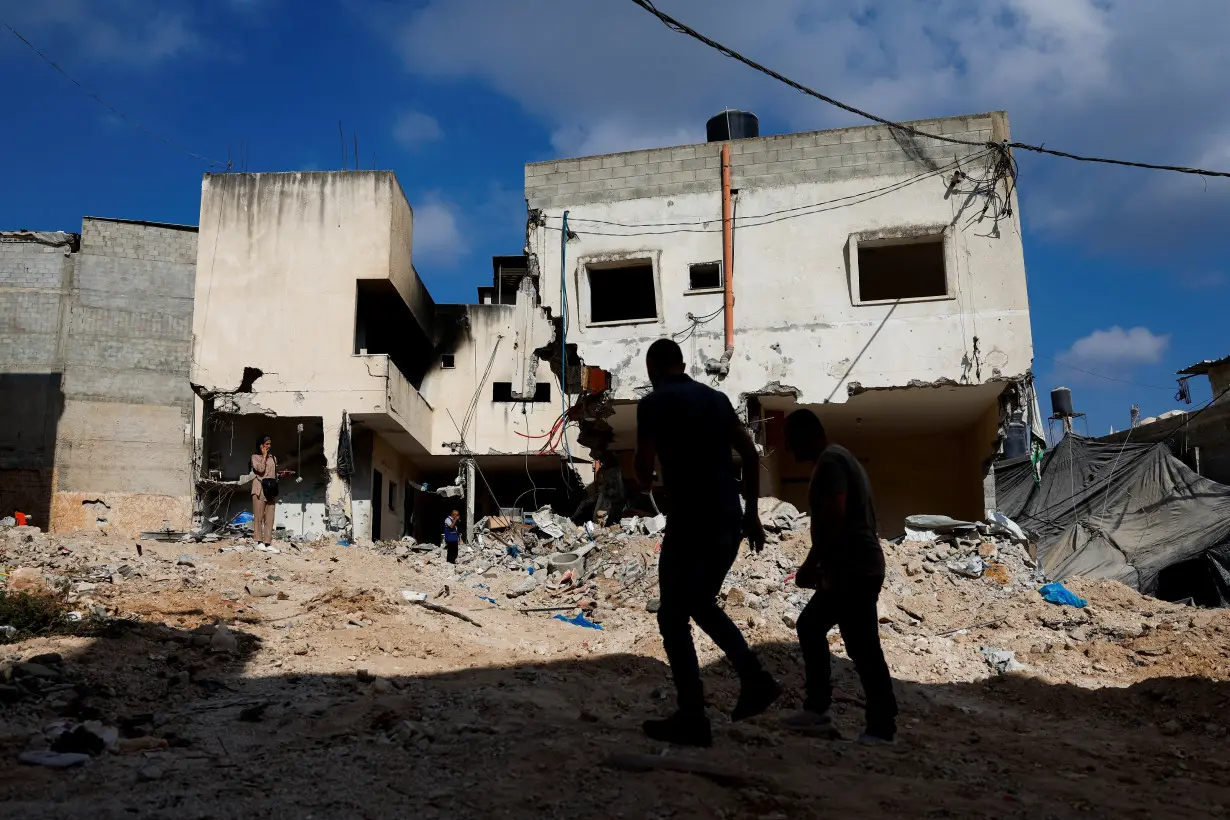 Aftermath of an Israeli military raid, in Tulkarm