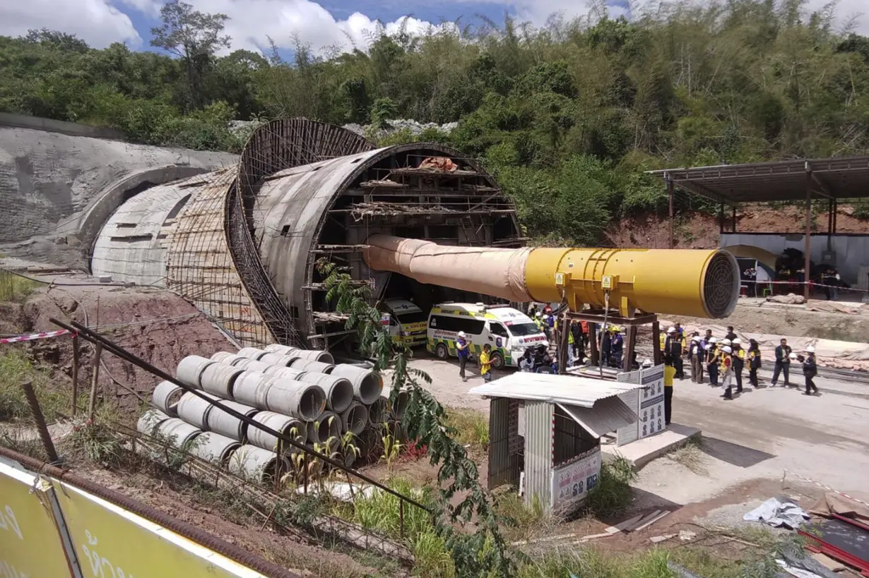 Thailand Tunnel Collapse