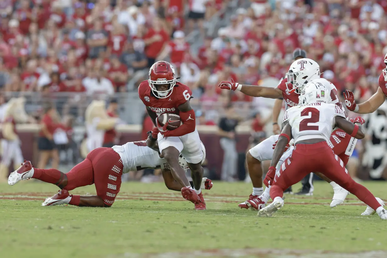 Temple Oklahoma Football