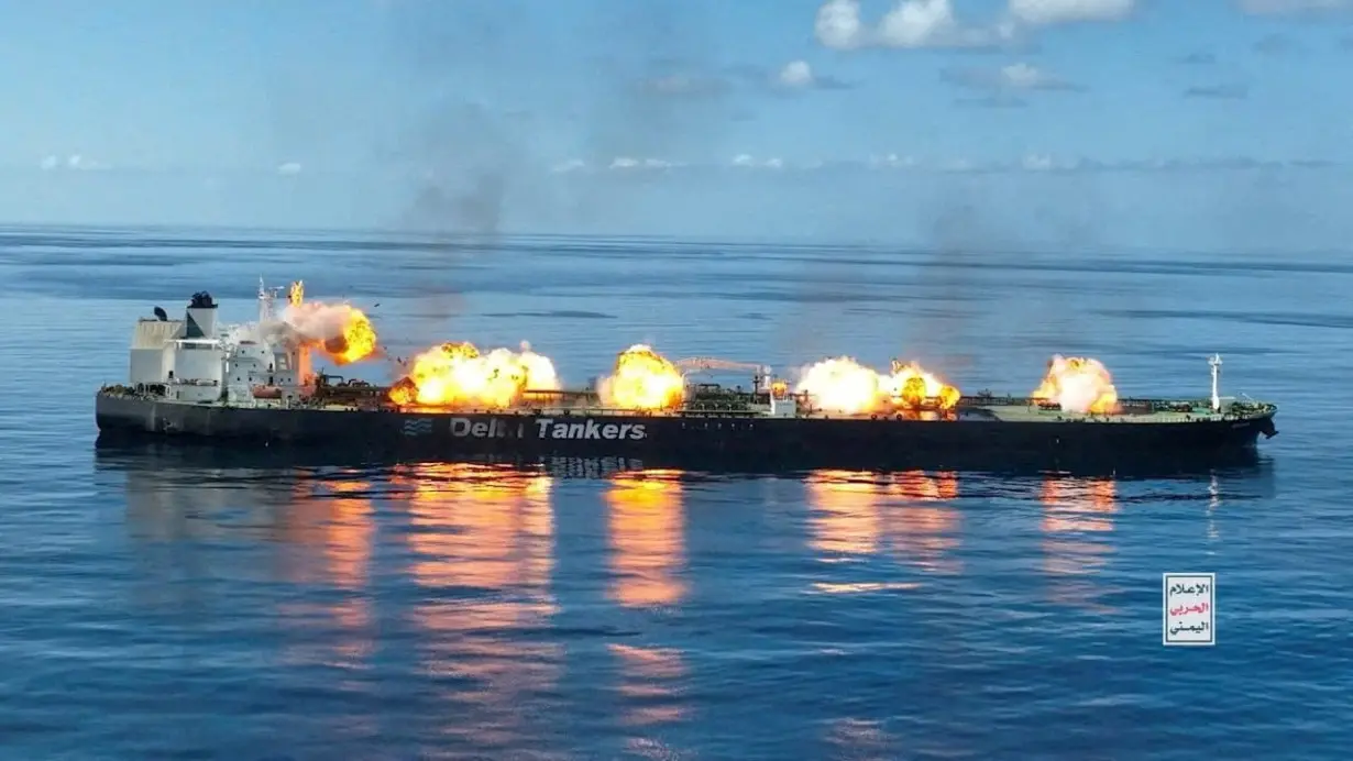 FILE PHOTO: FILE PHOTO: Explosions on Sounion oil tanker in Red Sea