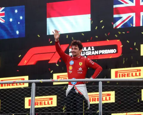 Ferrari’s Charles Leclerc takes thrilling surprise win at Italian Grand Prix