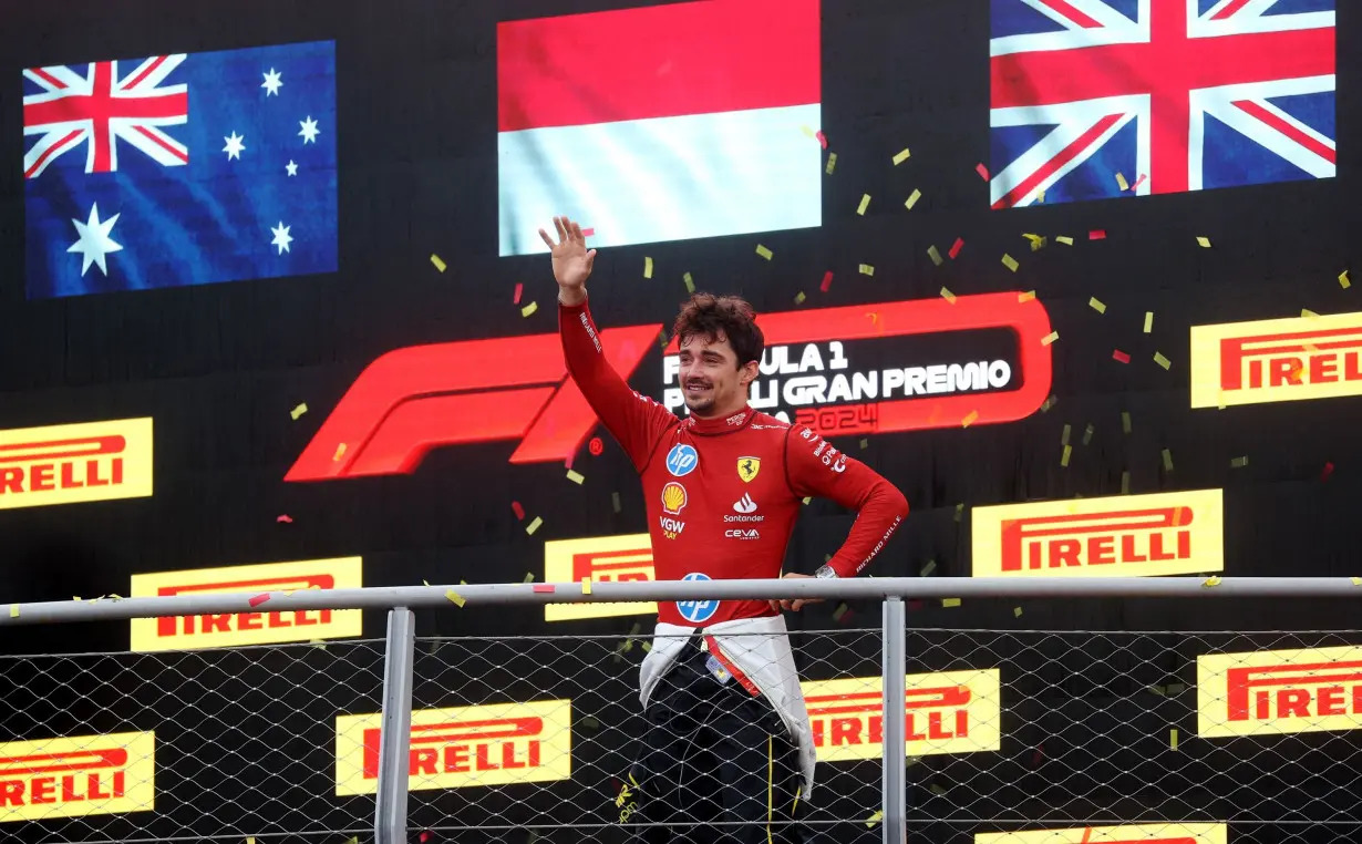 Ferrari's Charles Leclerc takes thrilling surprise win at Italian Grand Prix