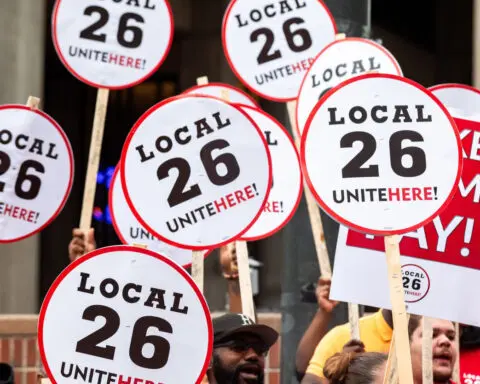 More than 10,000 US hotel workers strike during Labor Day weekend