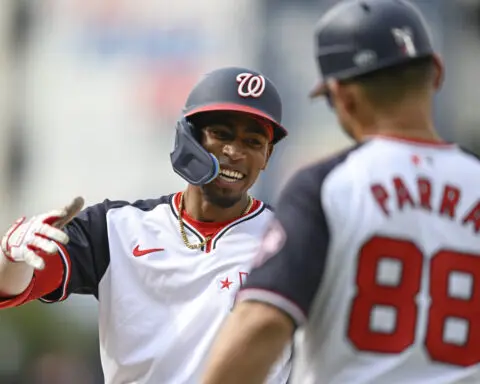 Darren Baker, son of longtime manager Dusty Baker, called up by Nationals and gets 1st MLB hit