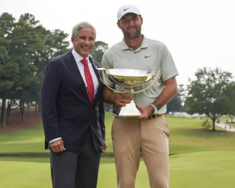 Scottie Scheffler caps off record season with FedEx Cup title and $25 million bonus