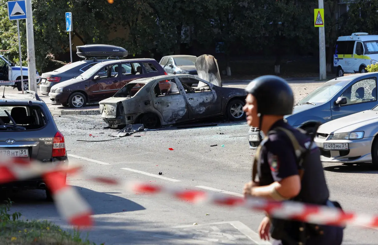 Aftermath of military strike on Belgorod