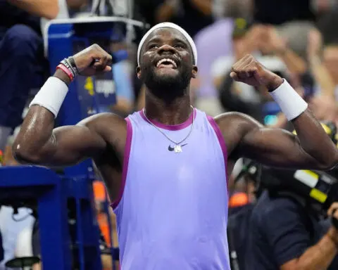 American Frances Tiafoe is back in the US Open quarterfinals – and made sure to shout out actor Tony Goldwyn