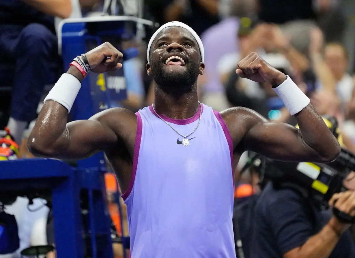 American Frances Tiafoe is back in the US Open quarterfinals – and made sure to shout out actor Tony Goldwyn