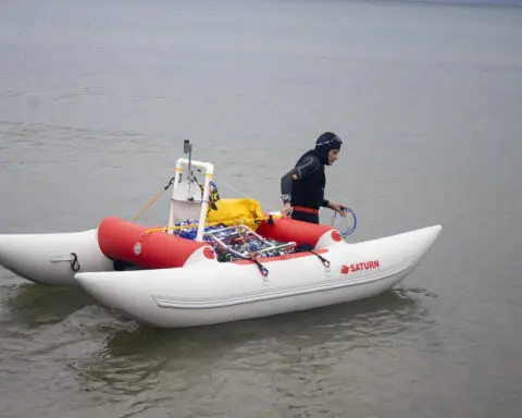 Swimmer known as the The Shark is trying again to cross Lake Michigan