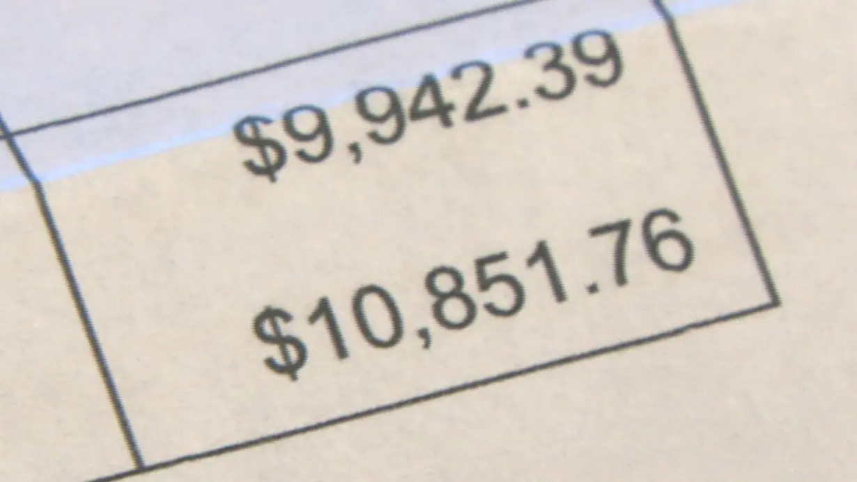 Family worries how they will pay for a $10,000 water bill