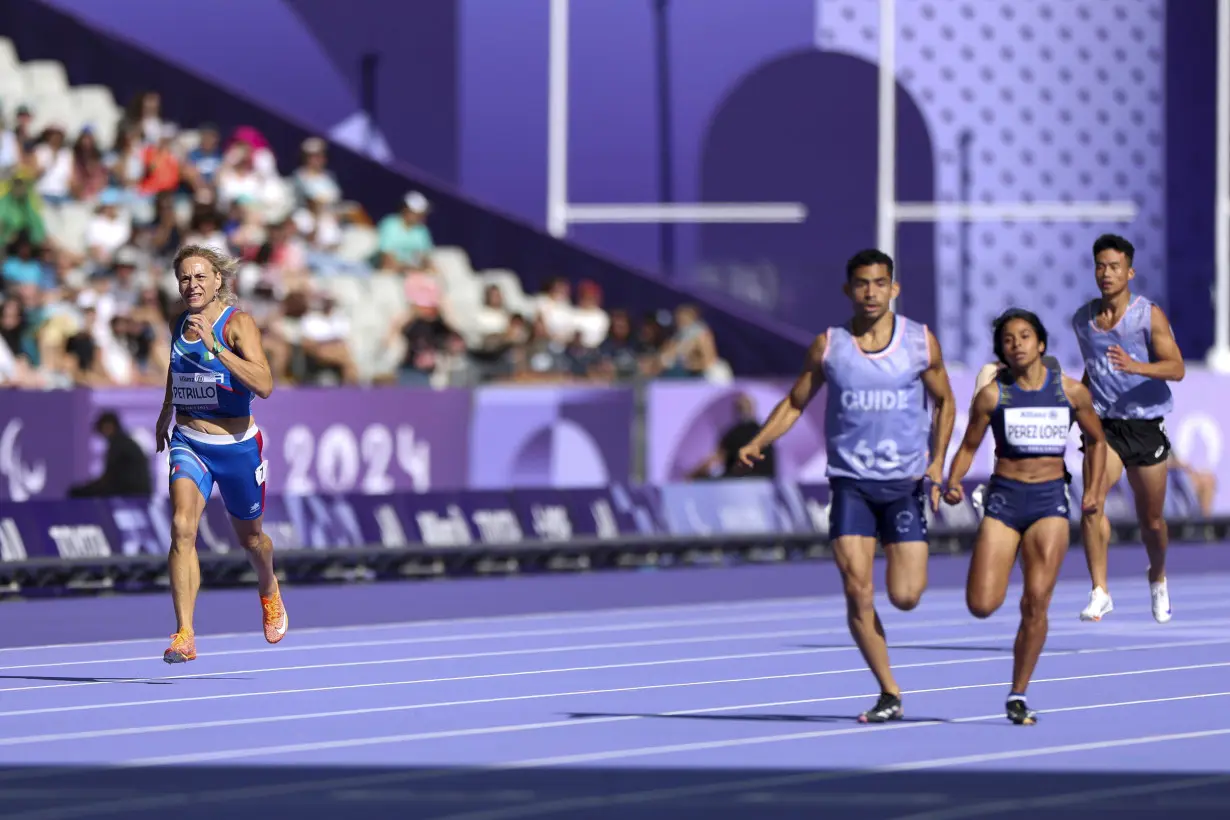 Paris Paralympics Trans Runner