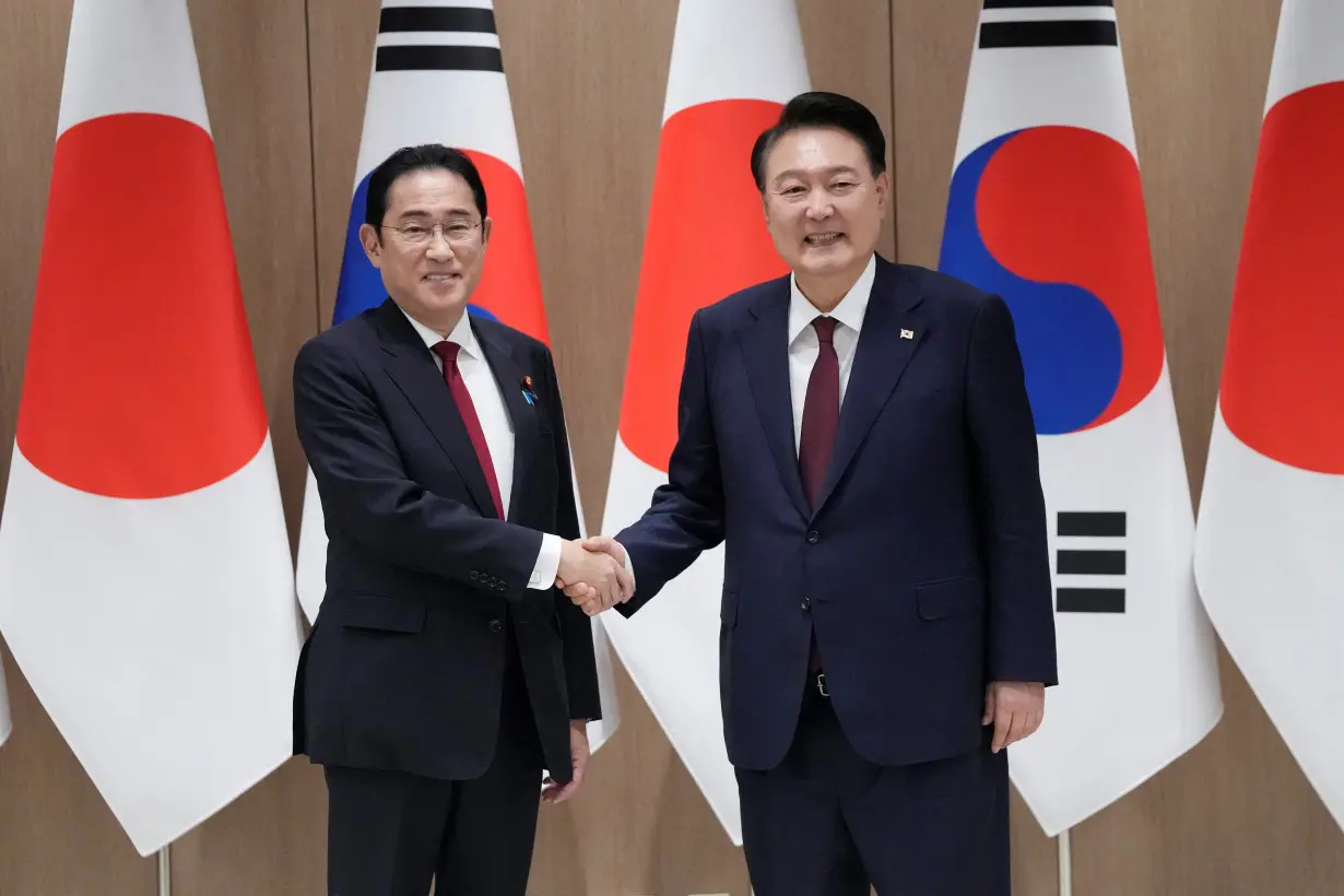 South Korea and Japan hold a bilateral summit, in Seoul