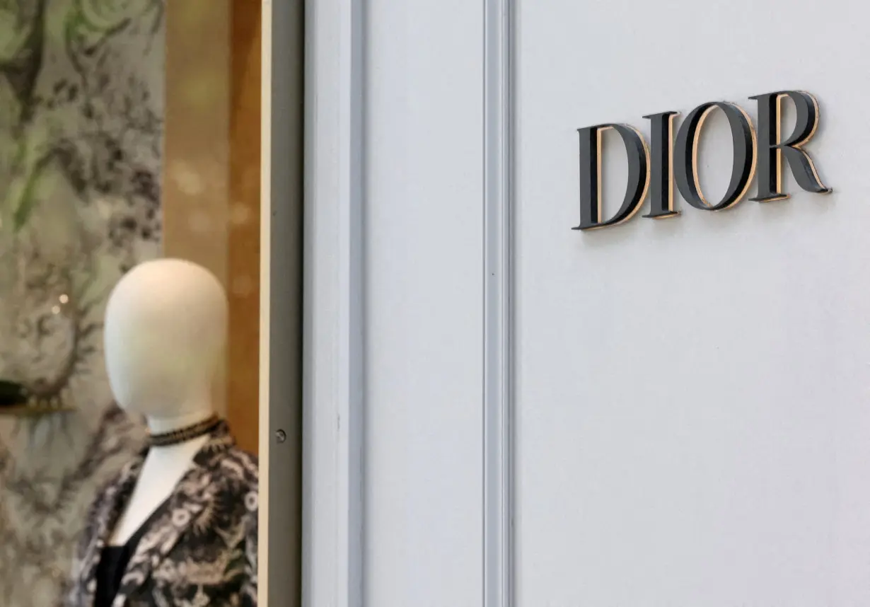 FILE PHOTO: Logo of fashion house Dior in Paris