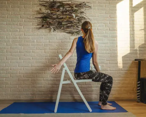 Chair yoga is not just for older people. It’s good for everyone, especially the desk-bound