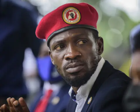 Ugandan opposition figure Bobi Wine is shot and wounded in a confrontation with police