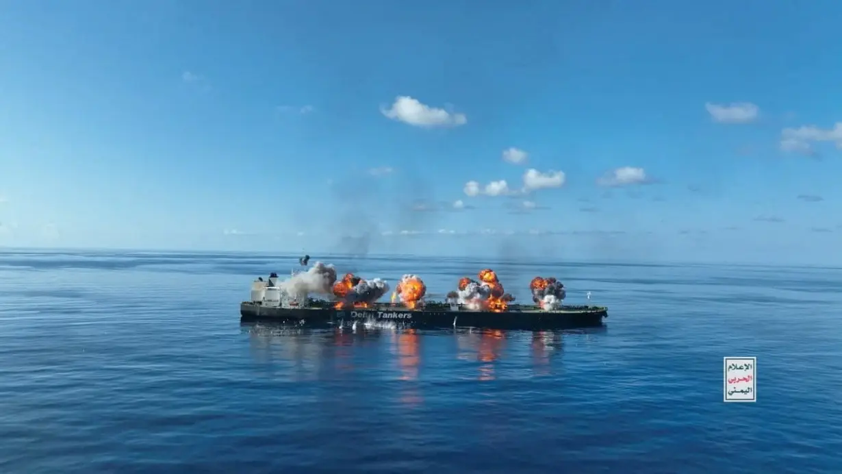 FILE PHOTO: Explosions on Sounion oil tanker in Red Sea