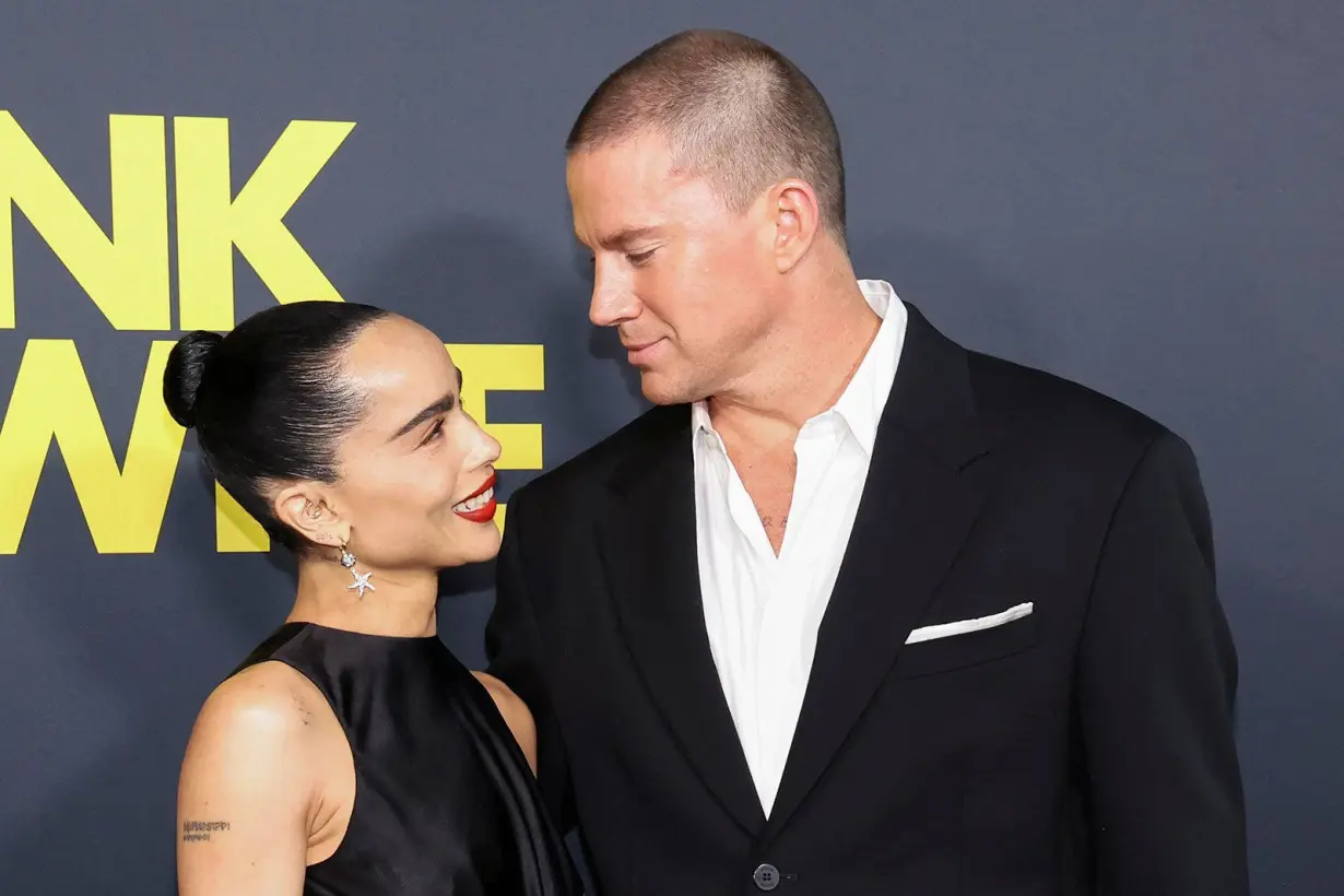 Channing Tatum gushes over fiancée Zoë Kravitz's hard work on new thriller 'Blink Twice'