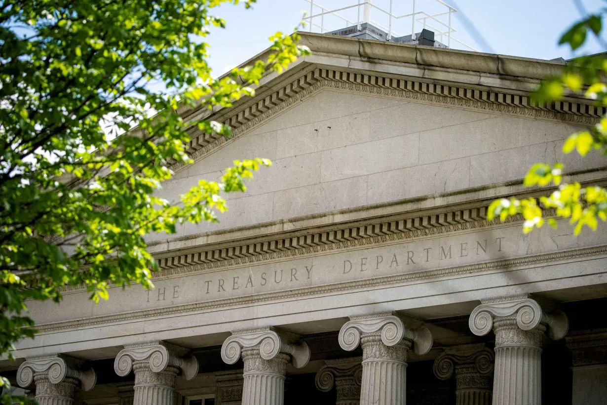 FILE PHOTO: The Treasury Department is pictured in Washington