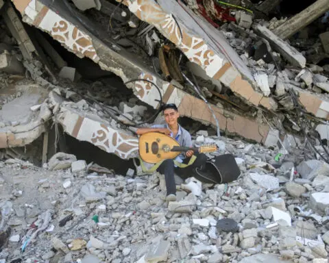 Gazan teen musician sings for children who endure the daily horrors of war