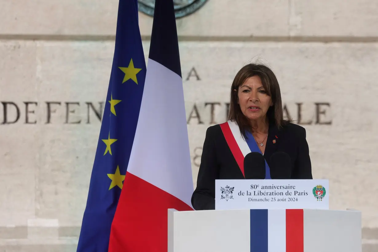 French President Macron commemorates 80th anniversary of the Liberation of Paris