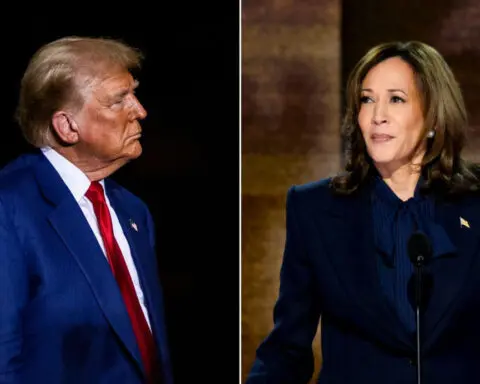 New poll shows whether Harris or Trump is leading in favorability rating