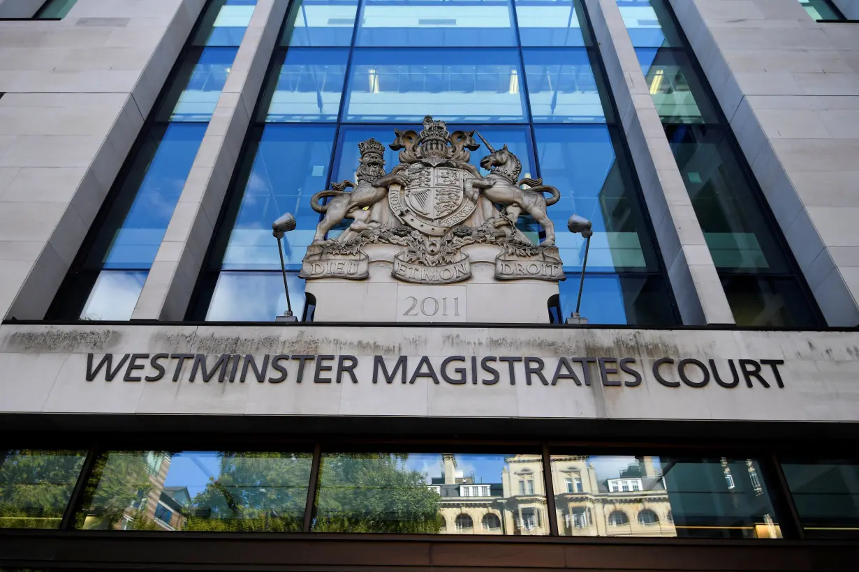 FILE PHOTO: A general view of Westminster Magistrates' Court in London