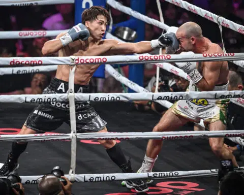 Naoya Inoue defends his undisputed super-bantamweight crown as Ireland’s TJ Doheny retires with injury