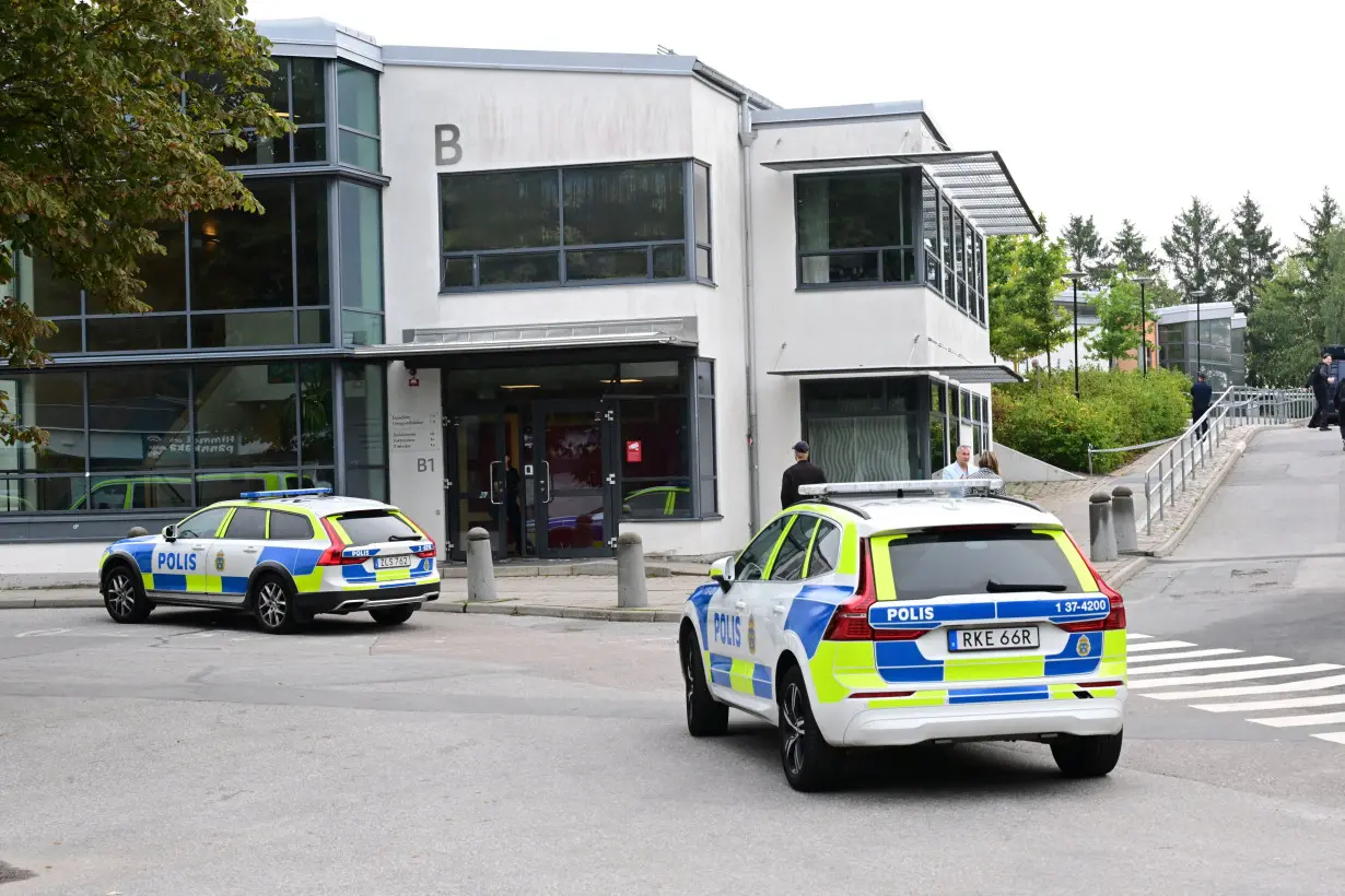 Teenager shot and wounded at Swedish school, suspect apprehended, police say