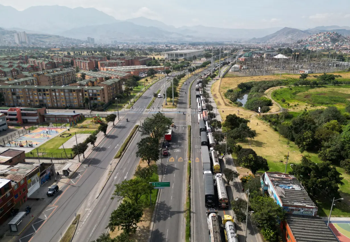 Colombia trucker protests threaten fuel supplies, state oil company operations