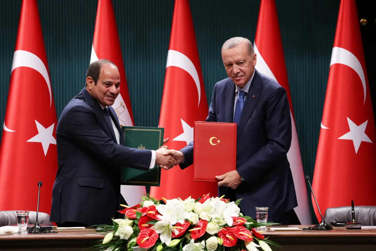 Egyptian President Abdel Fattah al-Sisi visits Ankara