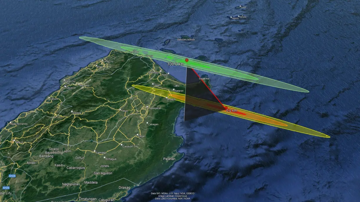 Asteroid will imminently strike Earth's atmosphere over Philippines