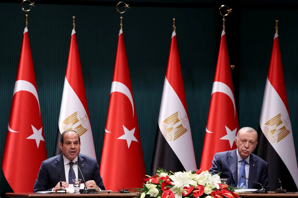 Egyptian President Abdel Fattah al-Sisi visits Ankara