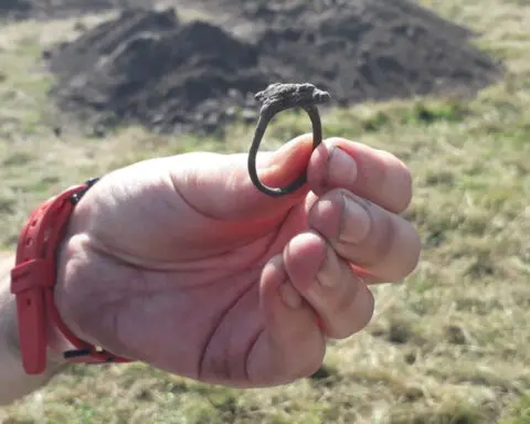 ‘Enthusiastic amateur’ finds ‘remarkable’ Pictish ring buried for more than 1,000 years