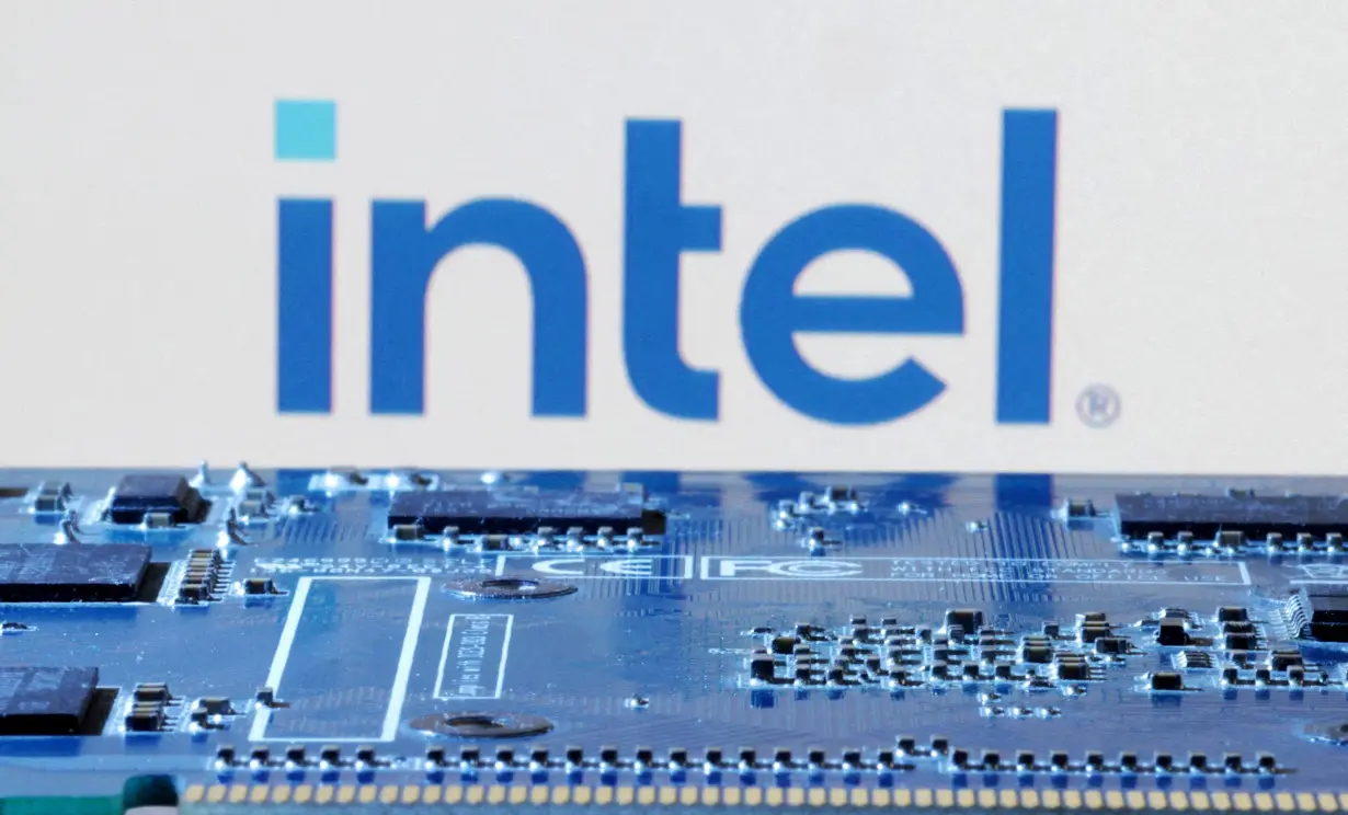 FILE PHOTO: Illustration shows Intel logo